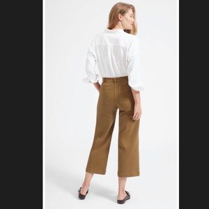 Everlane Wide Leg Crop Pant
